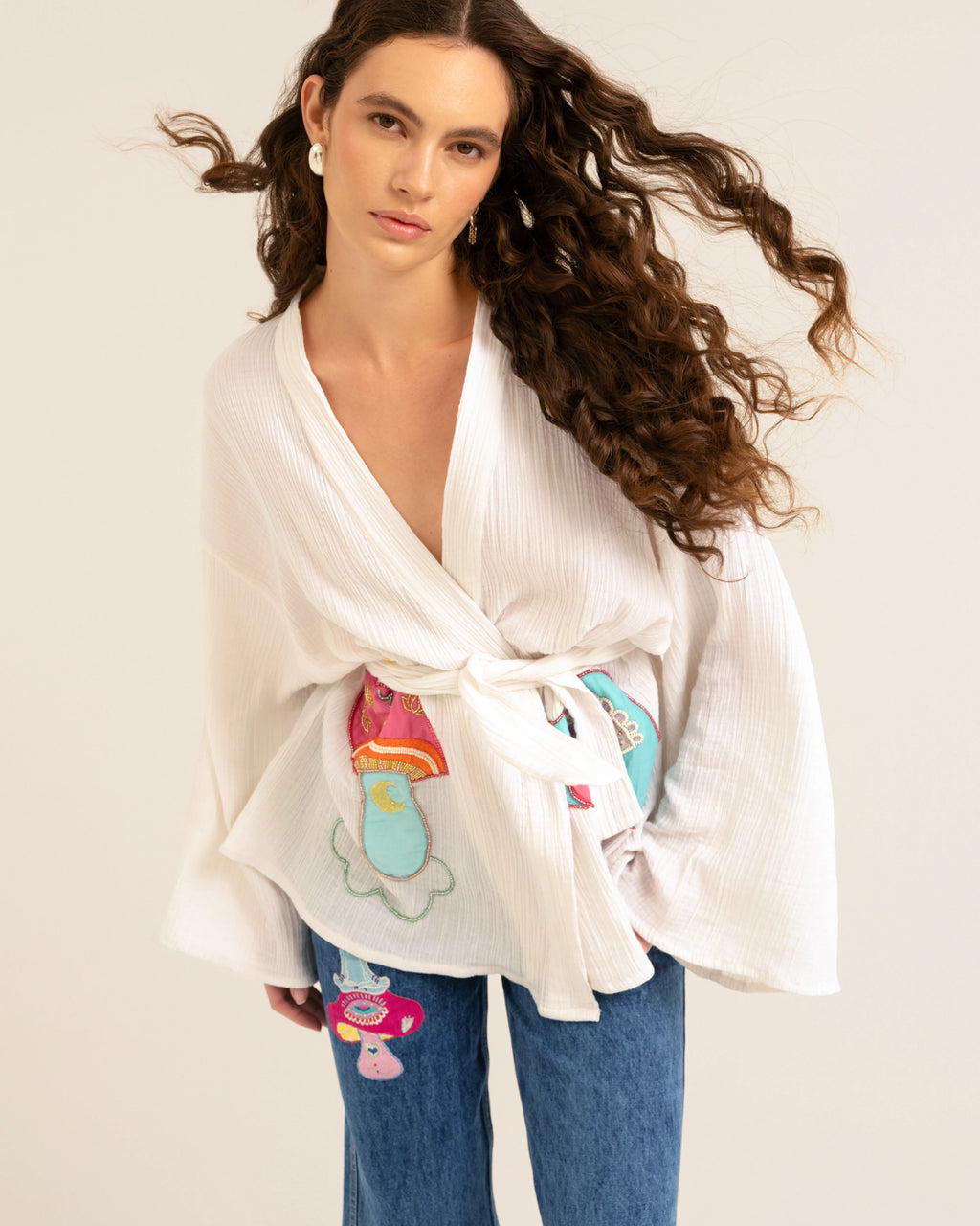 MIRAGE SHROOM KIMONO VICTORIA LEIVISSA