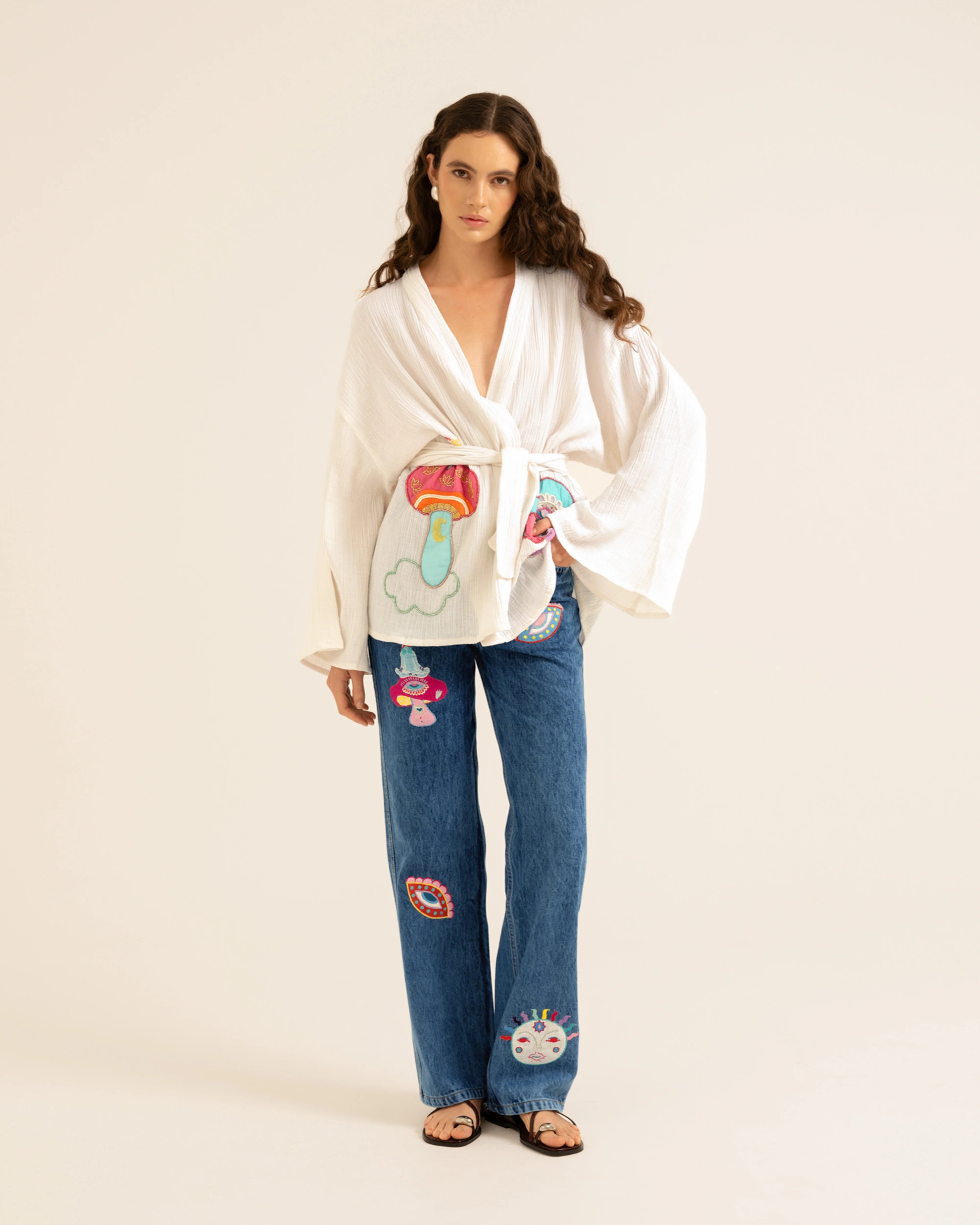 MIRAGE SHROOM KIMONO VICTORIA LEIVISSA